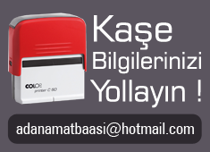 kaşe bilgilerinizi yollayın